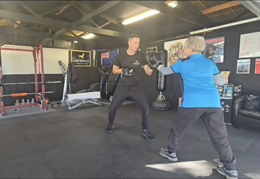 Outdoor fitness group