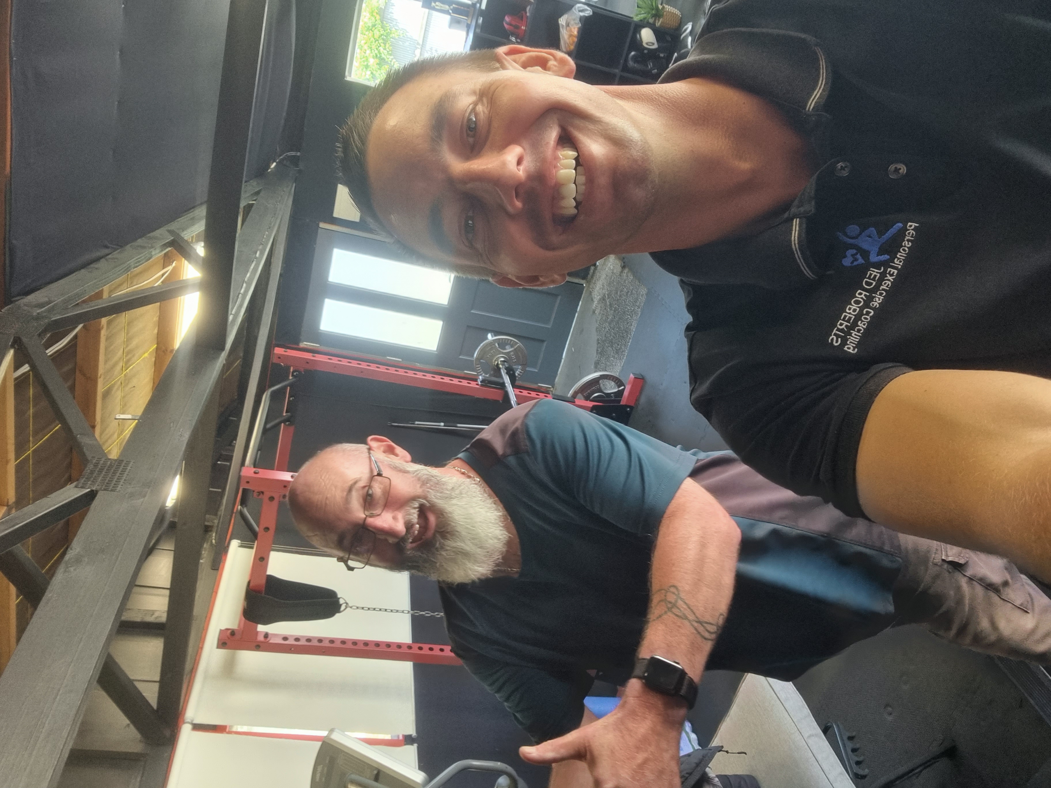 Fitness training community moment